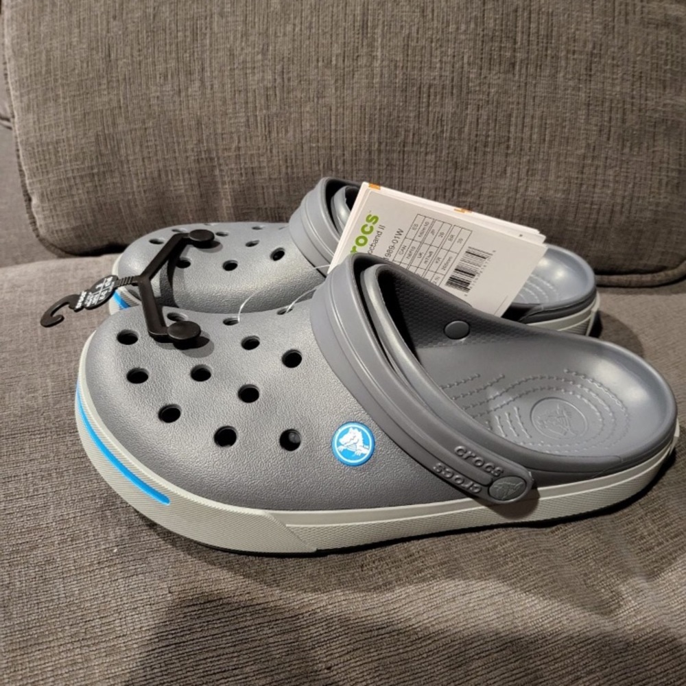 Grey Crocs